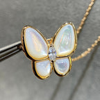 ¡®Lumi¡¯BUTTERFLY MOP DIAMOND NECKLACE