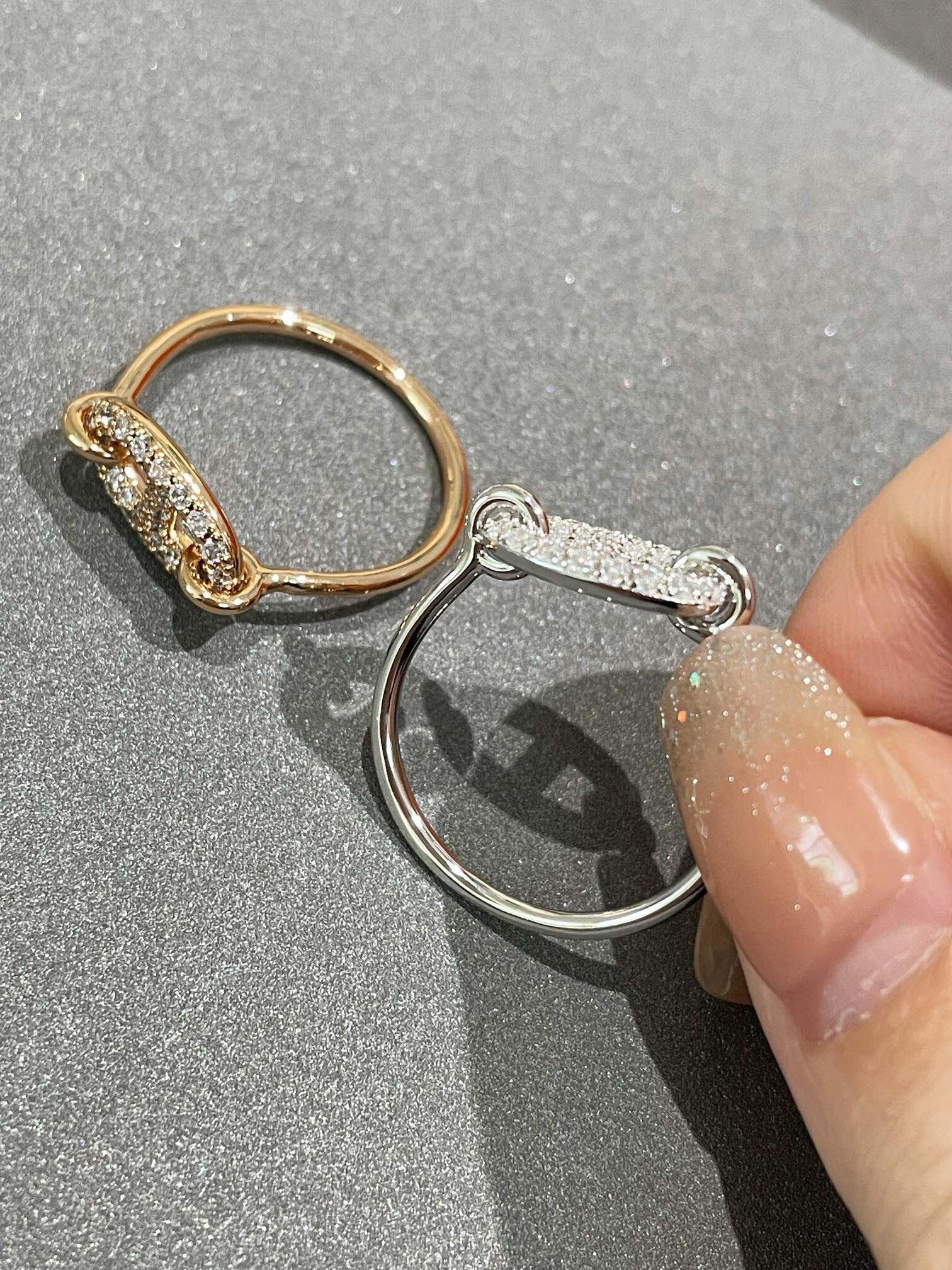 ¡®Lumi¡¯RONDE KLEINER DIAMANTRING