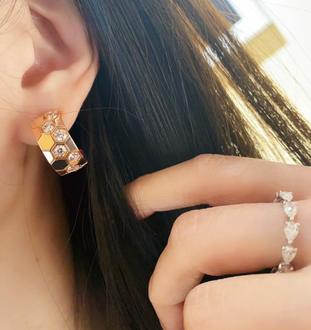 Lumi® BEE LOVE DIAMANT-CREEP-OHRRINGE 