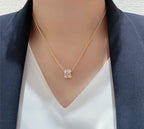 Lumi® BEE LOVE DIAMOND PAVED 3 ROW NECKLACE 