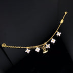 ¡®Lumi¡¯LOGO 6 MOTIF STERN UND SONNE GOLDARMBAND