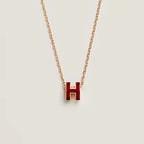 ¡®Lumi¡¯HM CLIC ROTE EMAILLE-GOLD-KETTE