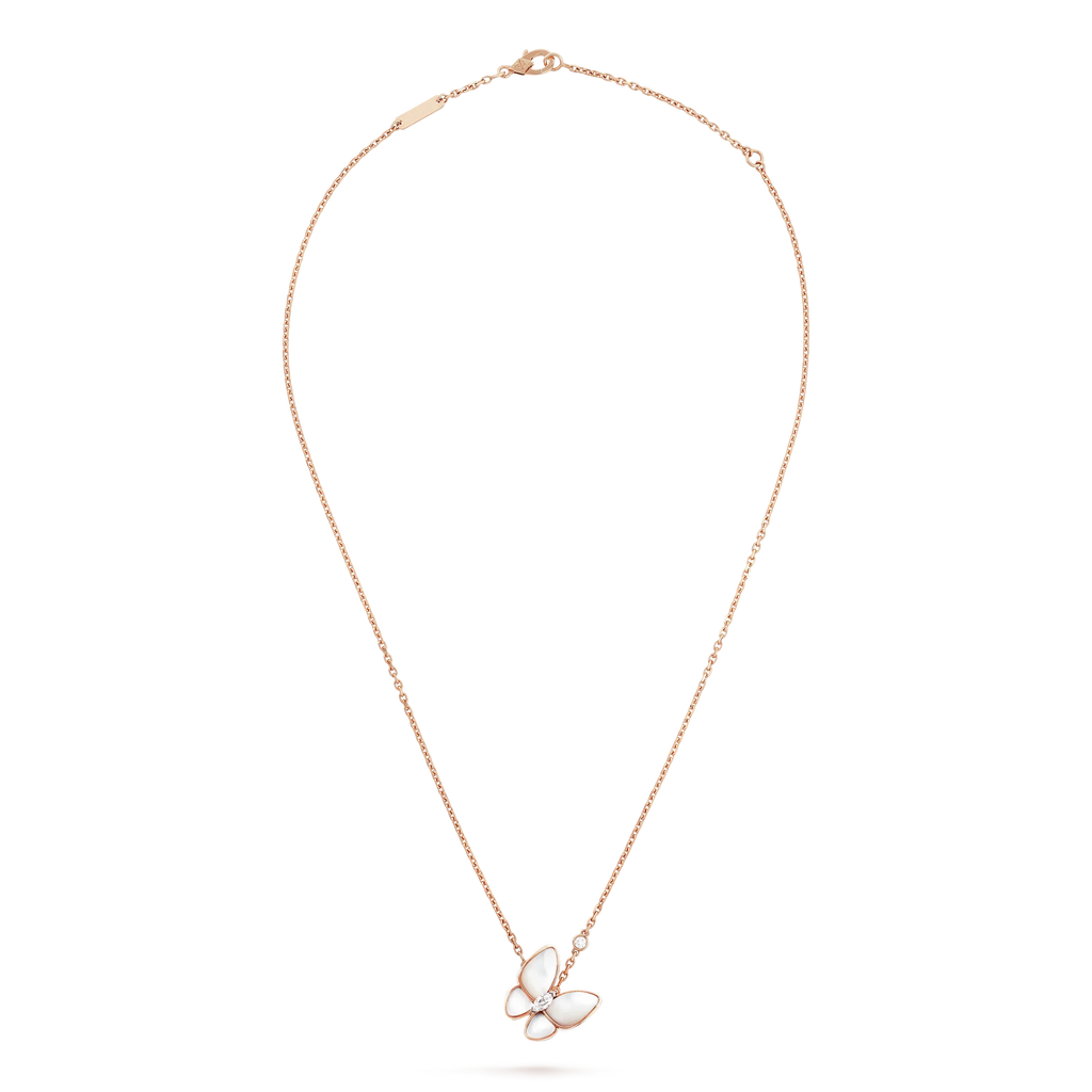 ¡®Lumi¡¯BUTTERFLY MOP DIAMOND NECKLACE