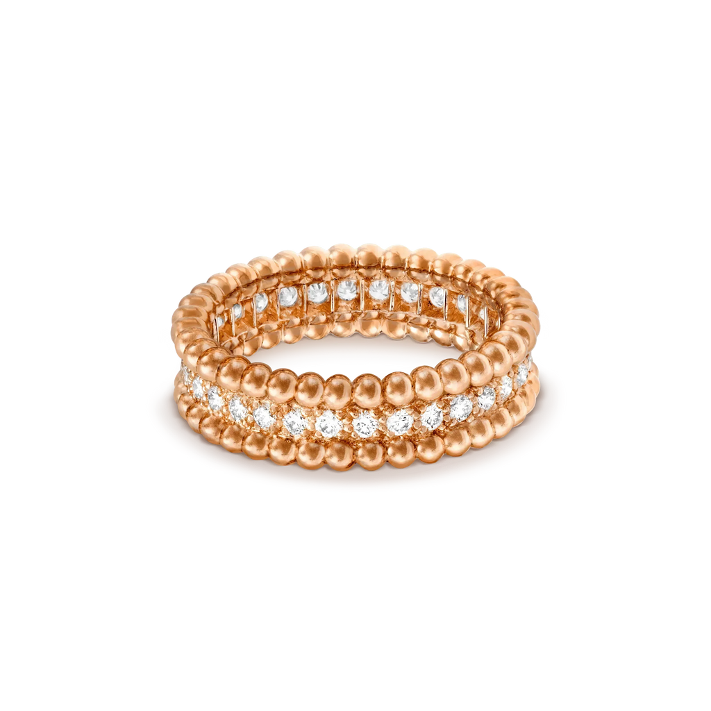 Lumi® PERLEE DIAMANT-ROSÉGOLD-RING