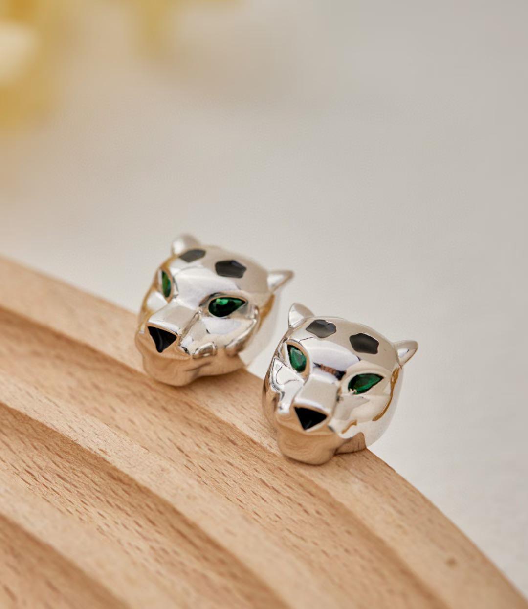 [Lumi Jewelry]CHRRTAH-PRINT STUD EARRINGS, THREE COLORS