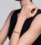 [Lumi Jewelry]2026 WOVEN-PATTERN BRACELET SET WITH FULL DIAMOND INLAY THREE-COLORS