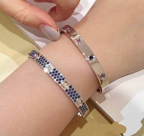 [Imperial] 26 NEW EXCLUSIVE LOVE BRACELETS 6.1MM DIAMOND-PAVED 10 BIG DIAMONDS