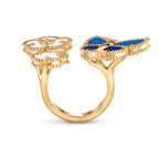 [Lumi Jewelry]2026 NEW MODEL SPRING LUCKY 3 MOTIF GOLD RING