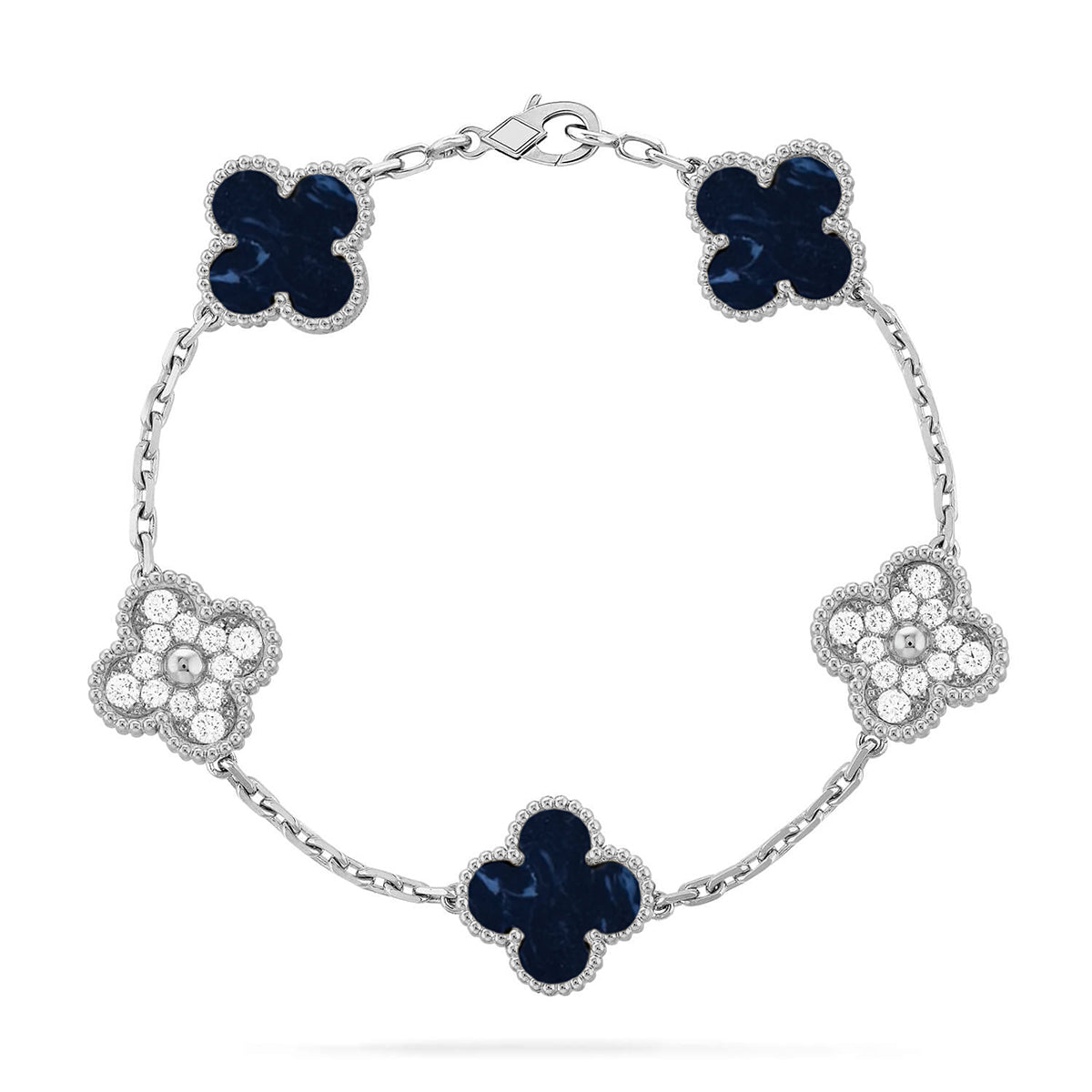 [Lumi]New CLOVER 5 MOTIF PIETERSITE BRACELET COLLECTION