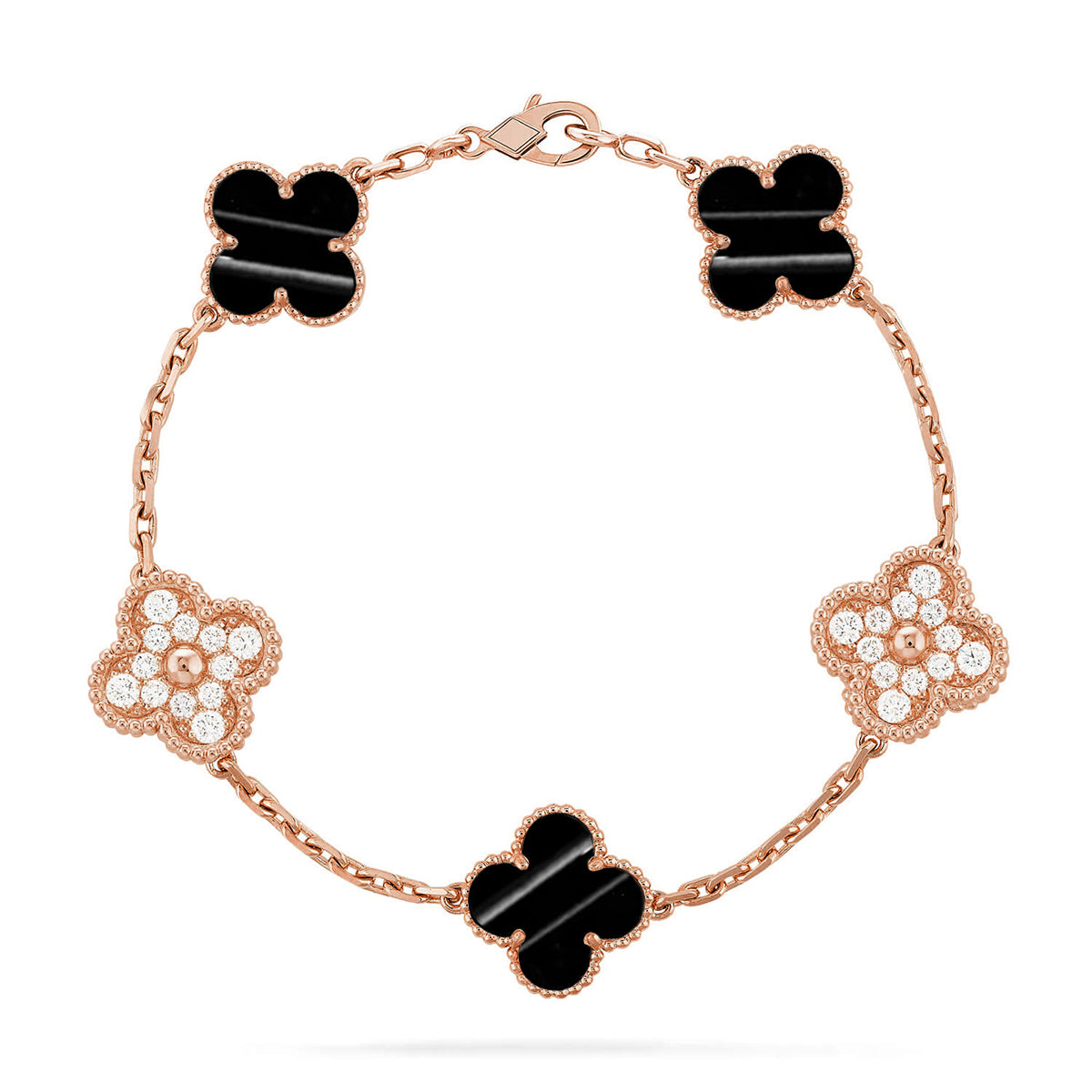 [Lumi jewelry] CLOVER 5 MOTIF PULSAR STONE BRACELET COLLECTION