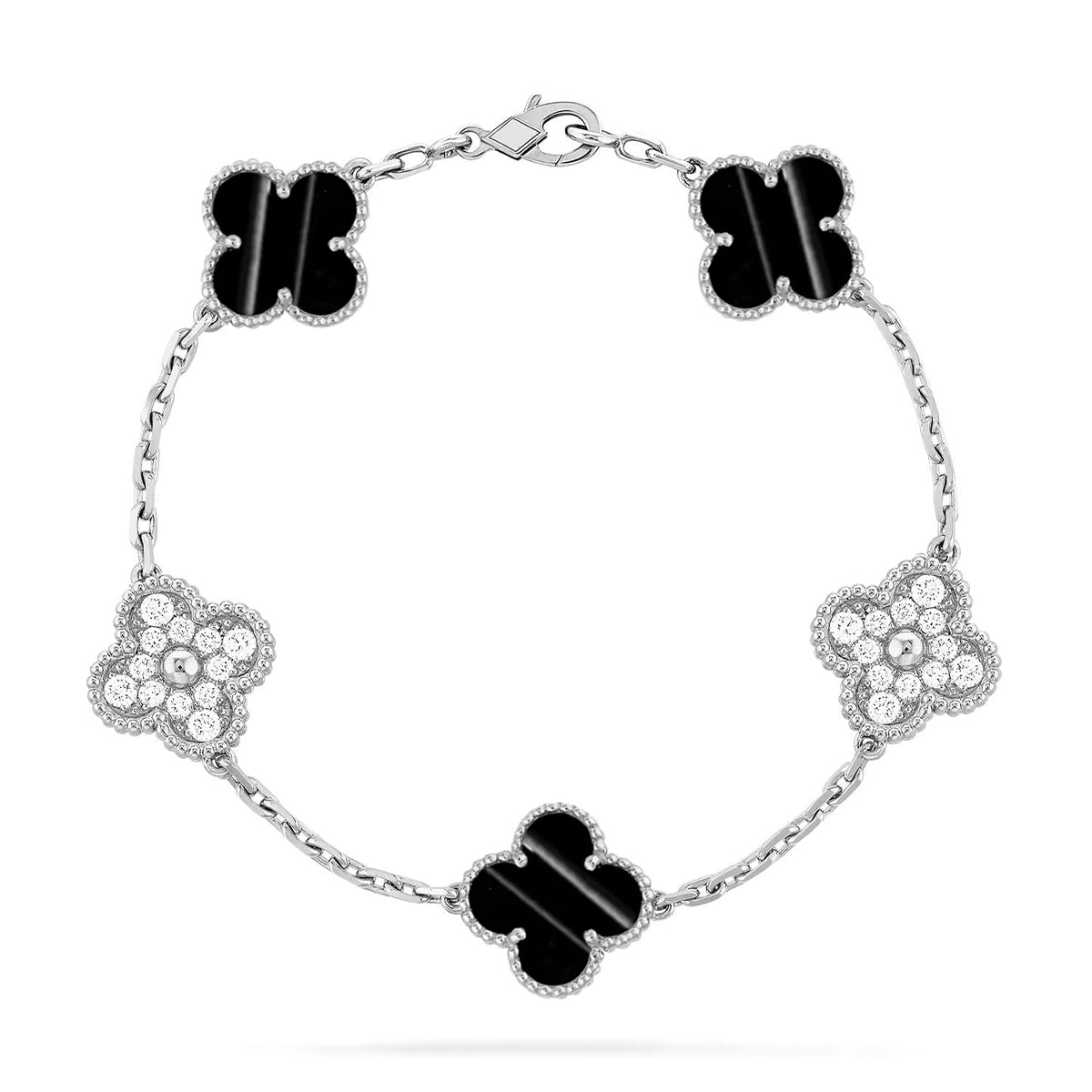 [Lumi]New  CLOVER 5 MOTIF PULSAR STONE BRACELET COLLECTION
