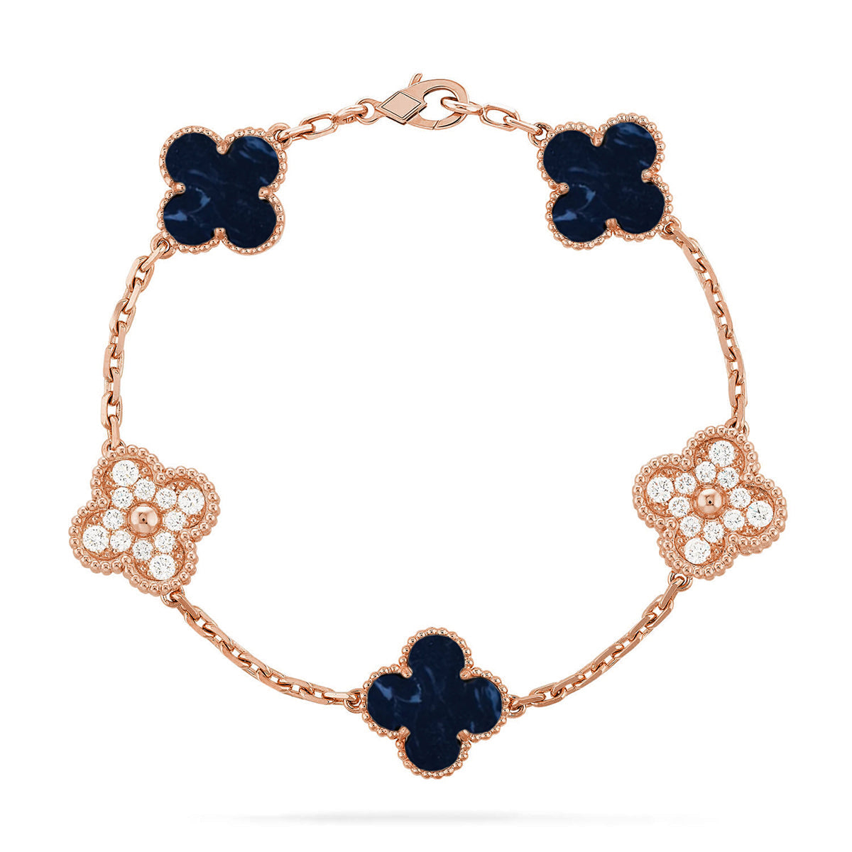 [Lumi]New CLOVER 5 MOTIF PIETERSITE BRACELET COLLECTION