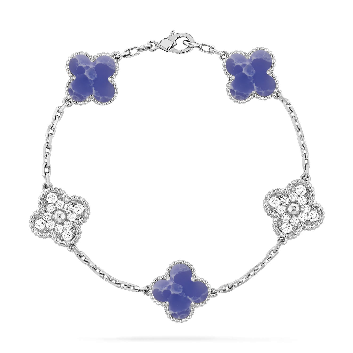 [Lumi]New CLOVER 5 MOTIF BLUE VEINS BRACELET COLLECTION