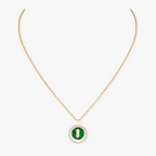 [Imperial] MOVE 1 DIAMOND MALACHITE GOLD DIAMOND NECKLACE