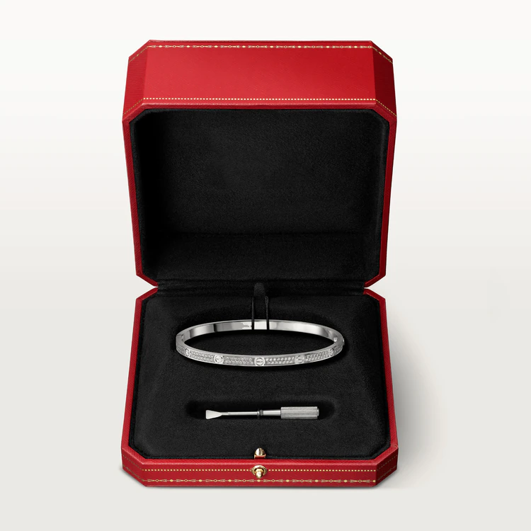Lumi's LOVE Armband, 3,65 mm, diamantbesetzt