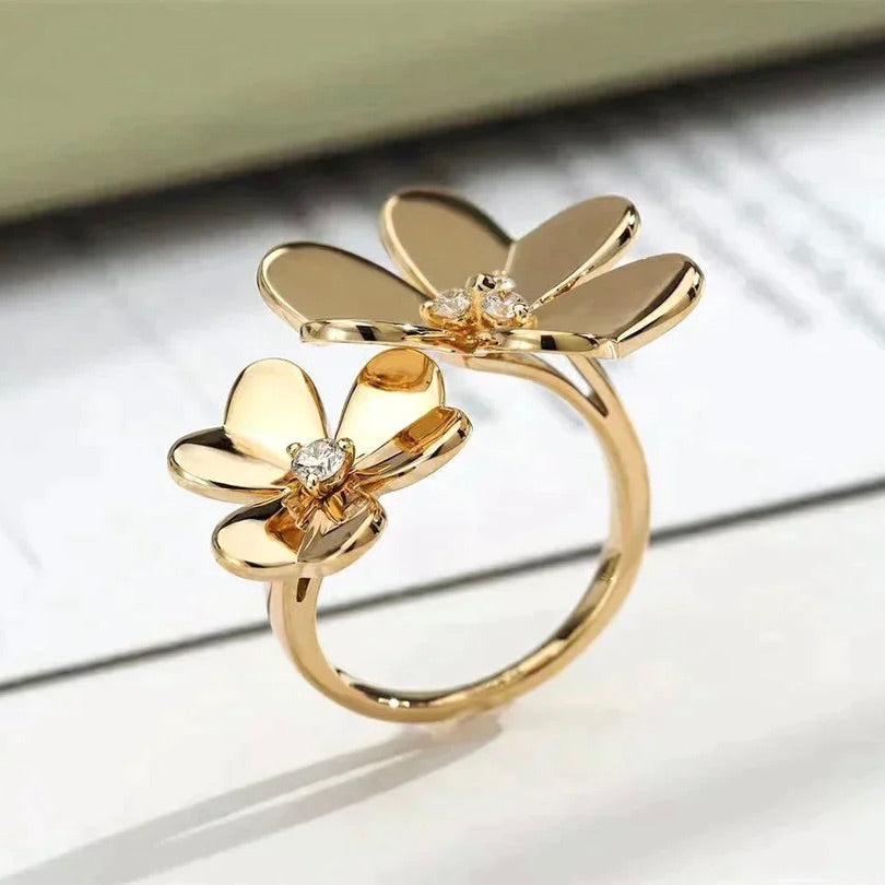 LumiClover Comos Gold-Diamantring