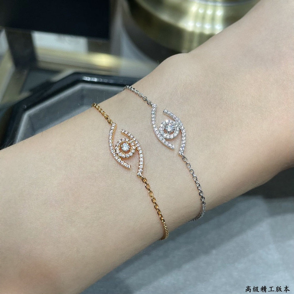 [Imperial] Eye Pave-Set Diamond Bracelet