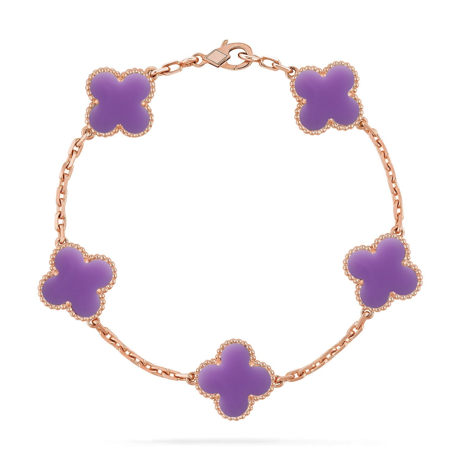 [Lumi]New CLOVER 5 MOTIF LIGHT PURPLE BRACELET COLLECTION