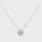 Lumi® Sonnenmotiv Rosa Mopp Silbernes Armband