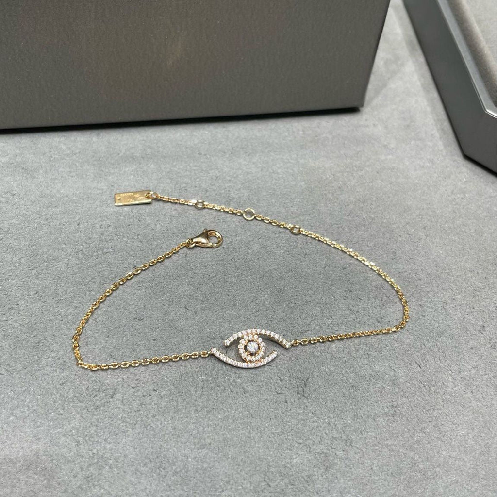 [Imperial] Eye Pave-Set Diamond Bracelet
