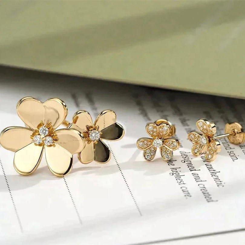 LumiClover Comos Gold-Diamantring