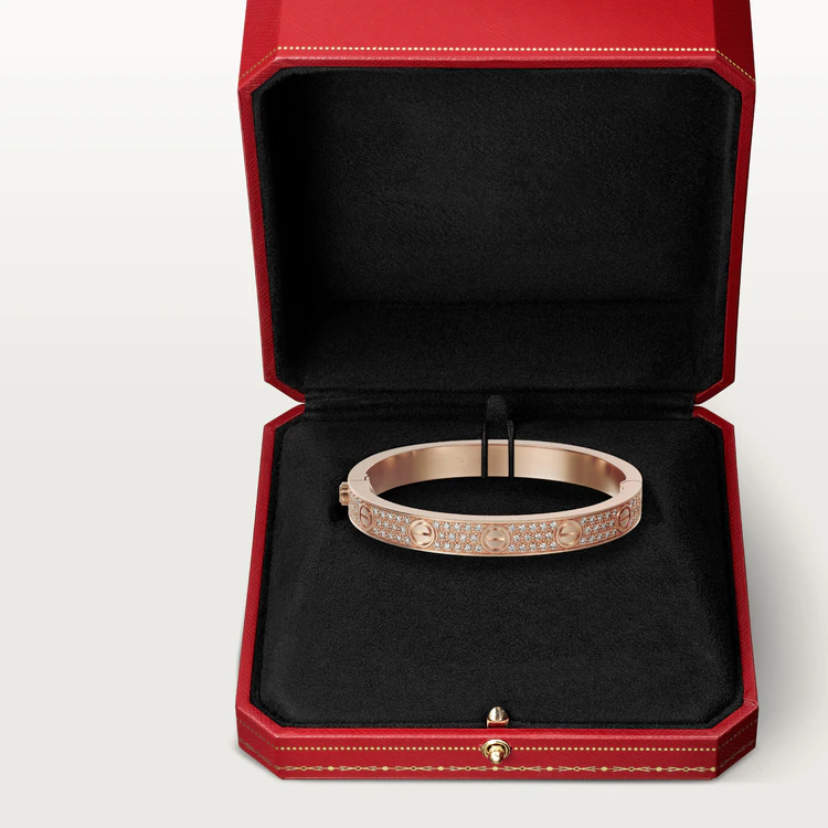Lumi's LOVE Armband, 6,1 mm, diamantbesetzt 