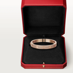 Lumi's LOVE Armband, 6,1 mm, diamantbesetzt 