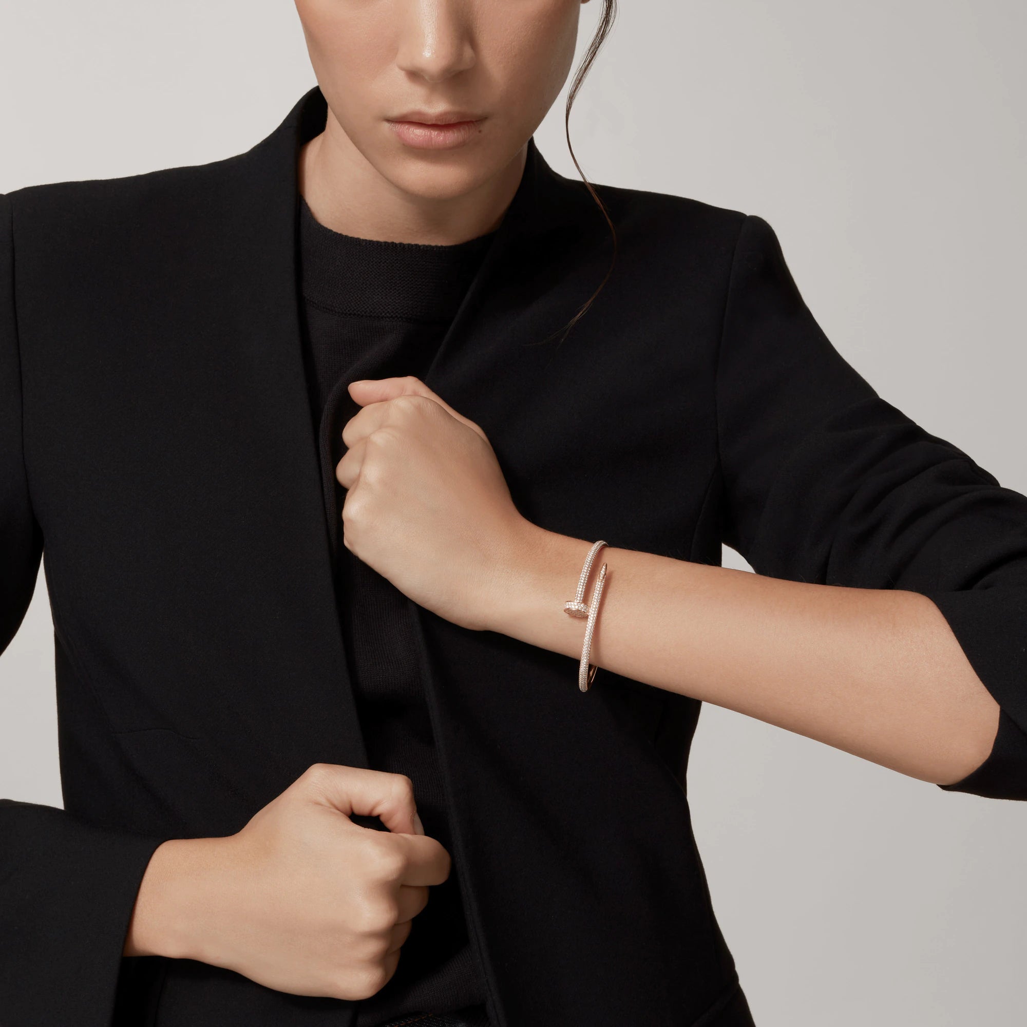 LumiJUSTE Armband 3,5 mm, komplett mit Diamanten