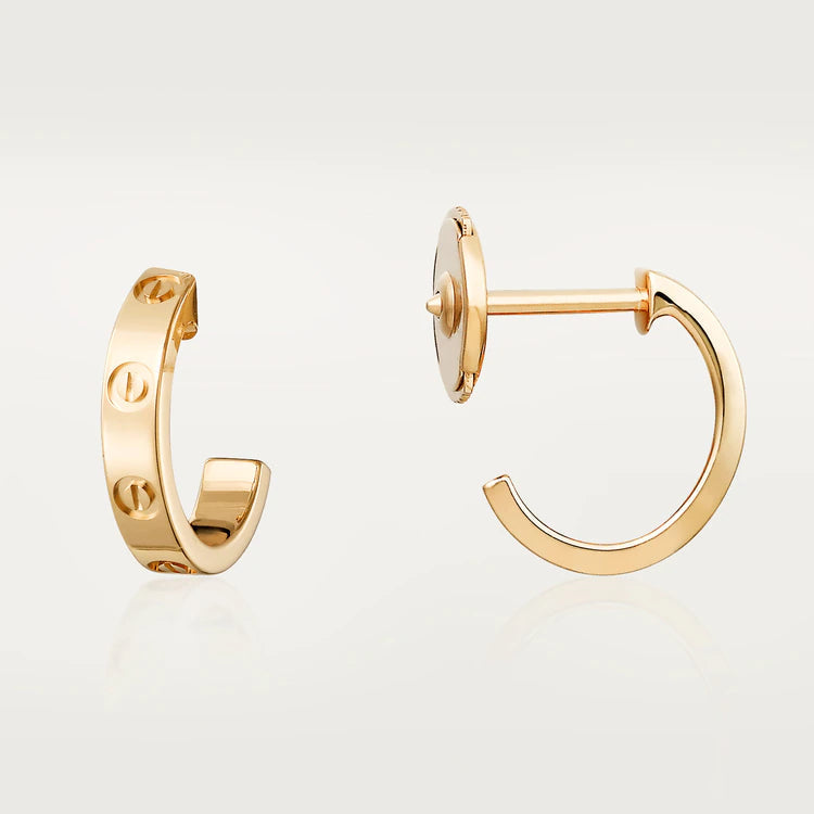 Lumi's LOVE Ohrringe 2,65 mm Roségold 