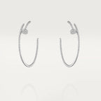 Lumi Juste Ohrringe, Volldiamanten, 1,8 mm