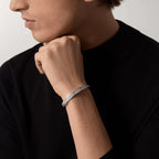 Lumi's LOVE Armband, 6,1 mm, diamantbesetzt mit 10 großen Diamanten