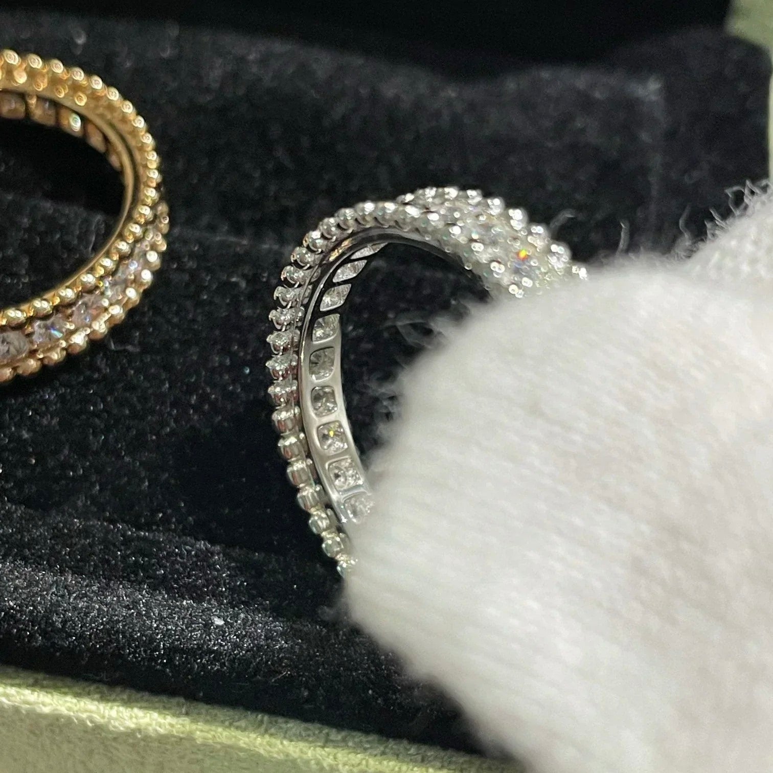 Lumi® PERLEE DIAMANT-ROSÉGOLD-RING
