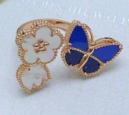 [Lumi Jewelry]2026 NEW MODEL SPRING LUCKY 3 MOTIF GOLD RING