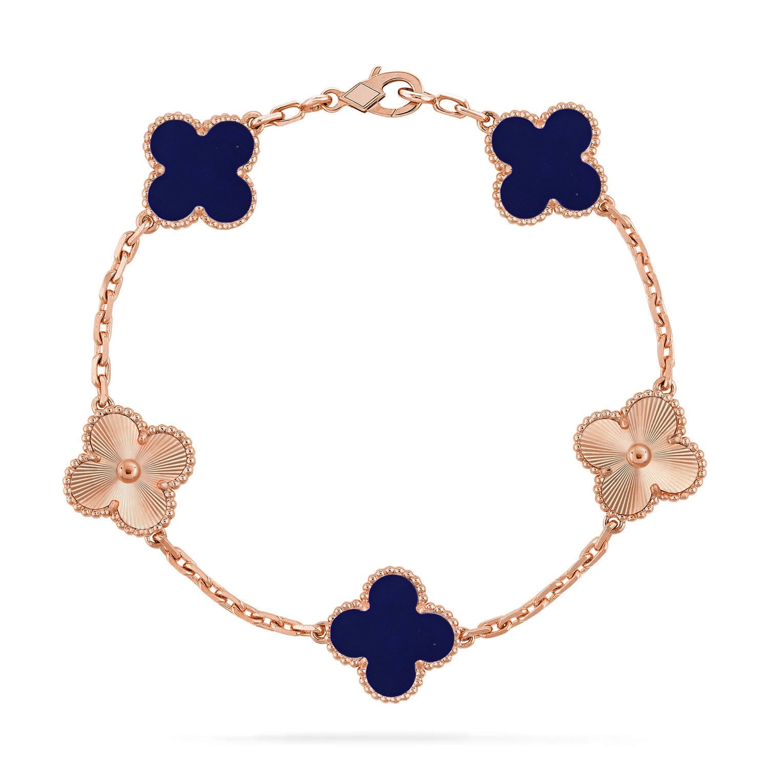 [Lumi jewelry]CLOVER 5 MOTIF LAPIS LAZULI BRACELET COLLECTION