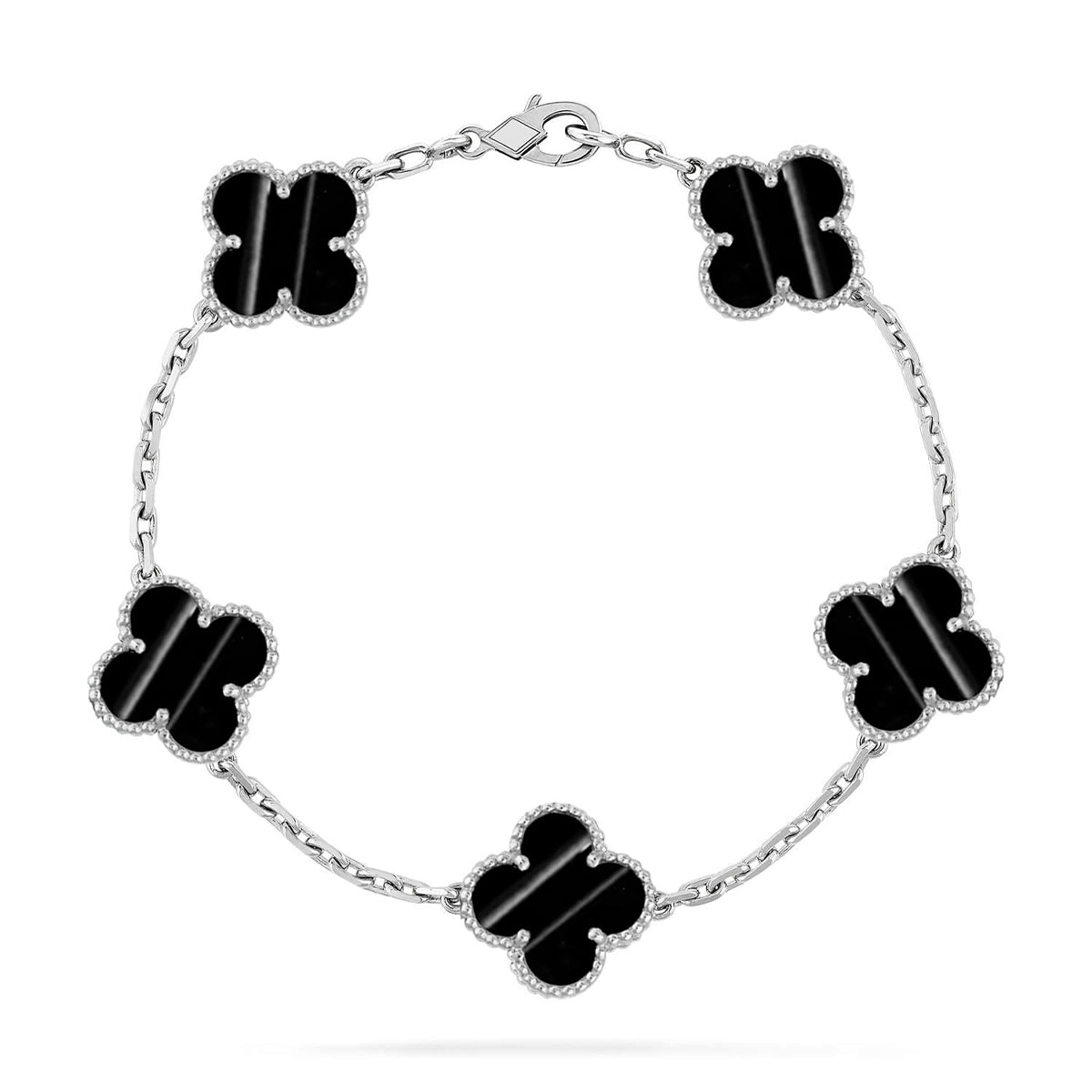 [Lumi jewelry] CLOVER 5 MOTIF PULSAR STONE BRACELET COLLECTION