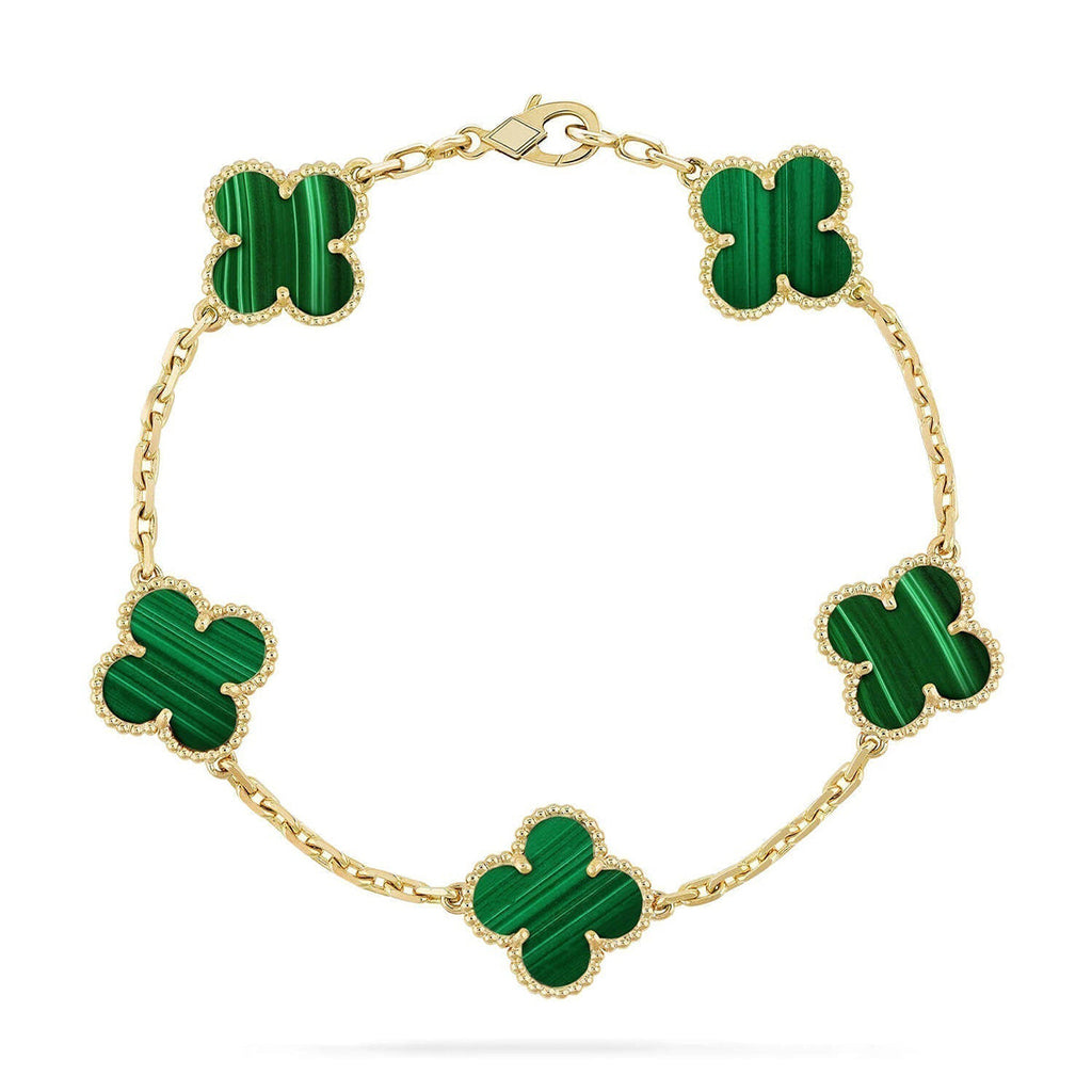 [Lumi] Neue Armbandkollektion „Clover 5 Motiv Malachit“