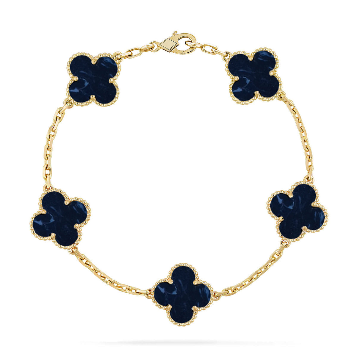 [Lumi]New CLOVER 5 MOTIF PIETERSITE BRACELET COLLECTION