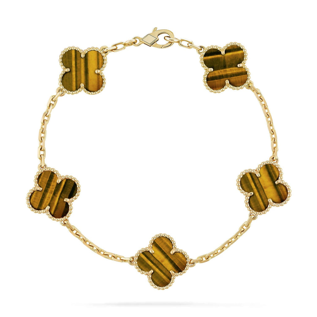 [Lumi] Neue CLOVER 5 MOTIFS TIGER EYE ARMBAND-KOLLEKTION