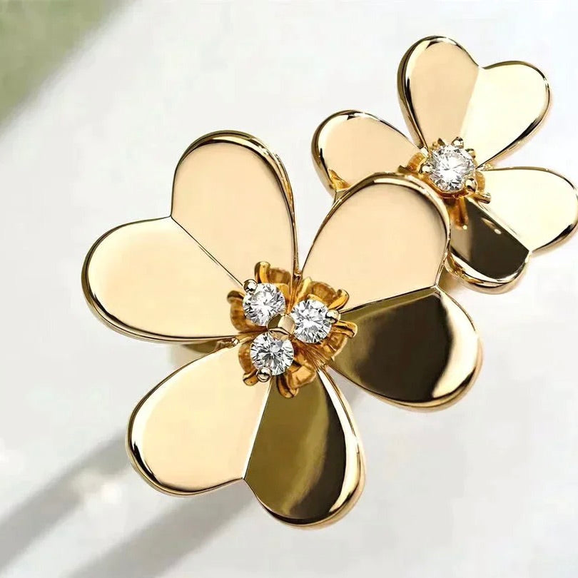 LumiClover Comos Gold-Diamantring