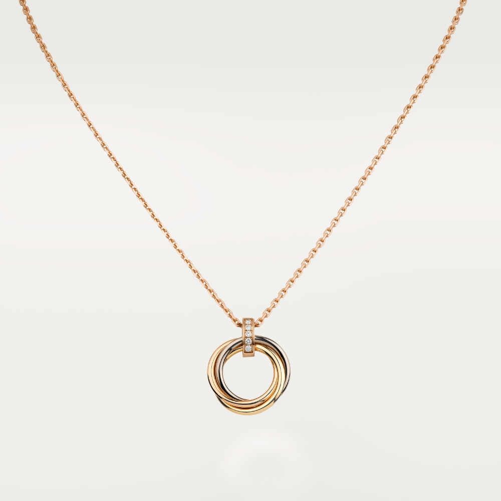 Lumi® TRINITY-HALSKETTE GOLD DIAMANTEN