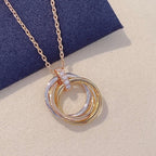 Lumi® TRINITY-HALSKETTE GOLD DIAMANTEN