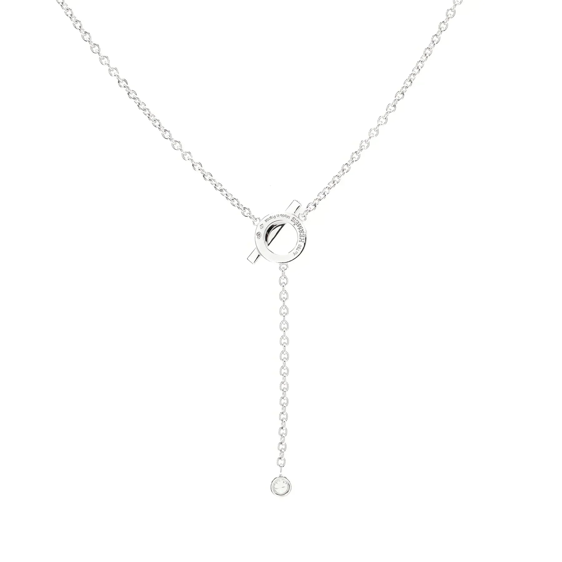 ¡®Lumi¡¯FINESSE SILVER DIAMOND NECKLACE
