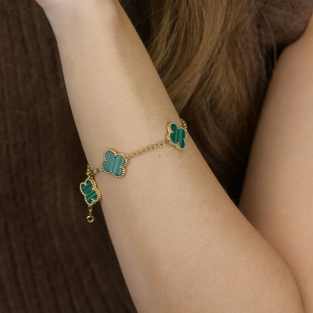 [Lumi] Neue Armbandkollektion „Clover 5 Motiv Malachit“