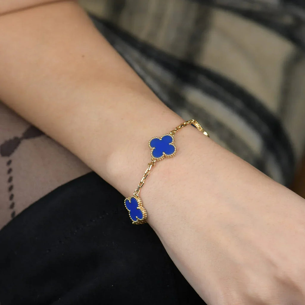 [Lumi] Neue Armbandkollektion „Clover 5 Motif Blue Agate“