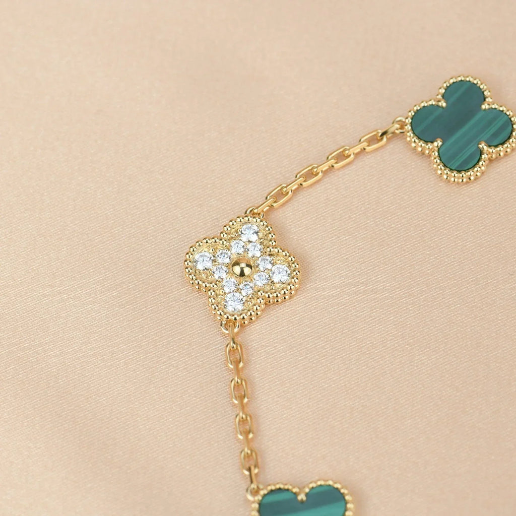 [Lumi] Neue Armbandkollektion „Clover 5 Motiv Malachit“