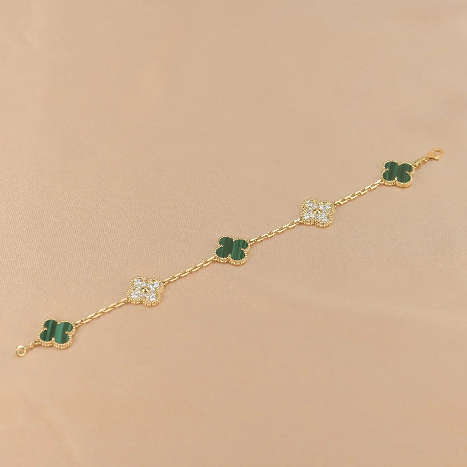 [Lumi] Neue Armbandkollektion „Clover 5 Motiv Malachit“
