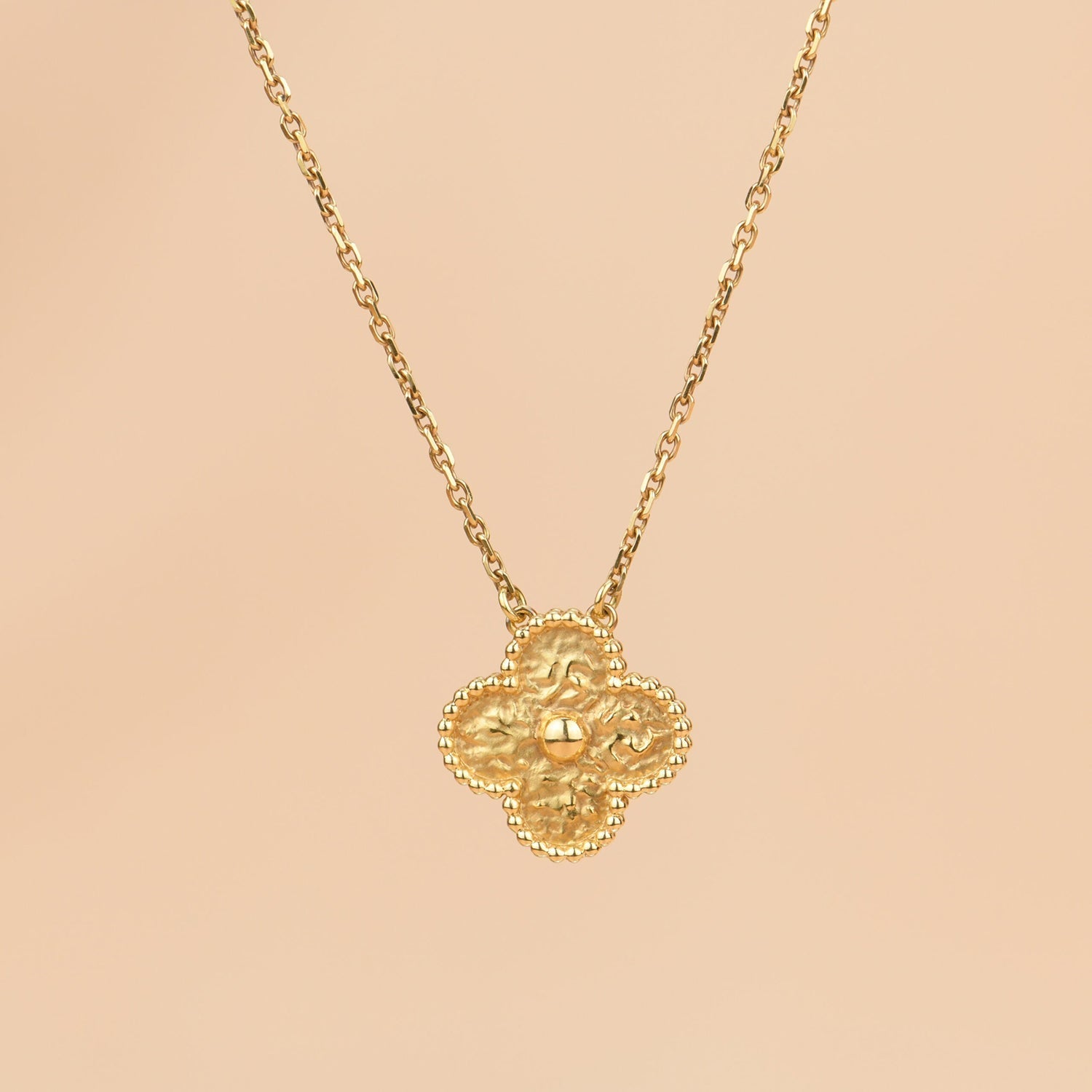 ¡®Lumi¡¯CLOVER 15MM  BRONZING NECKLACE