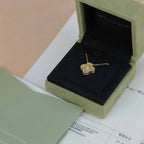 LumiClover 15mm Diamantgold Perlmutt-Halskette