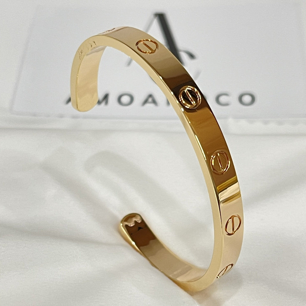 Lumi's LOVE Armband, 6,1 mm offene Manschette 