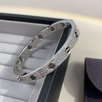 Lumi's LOVE Armband, 6,1 mm, diamantbesetzte Keramik